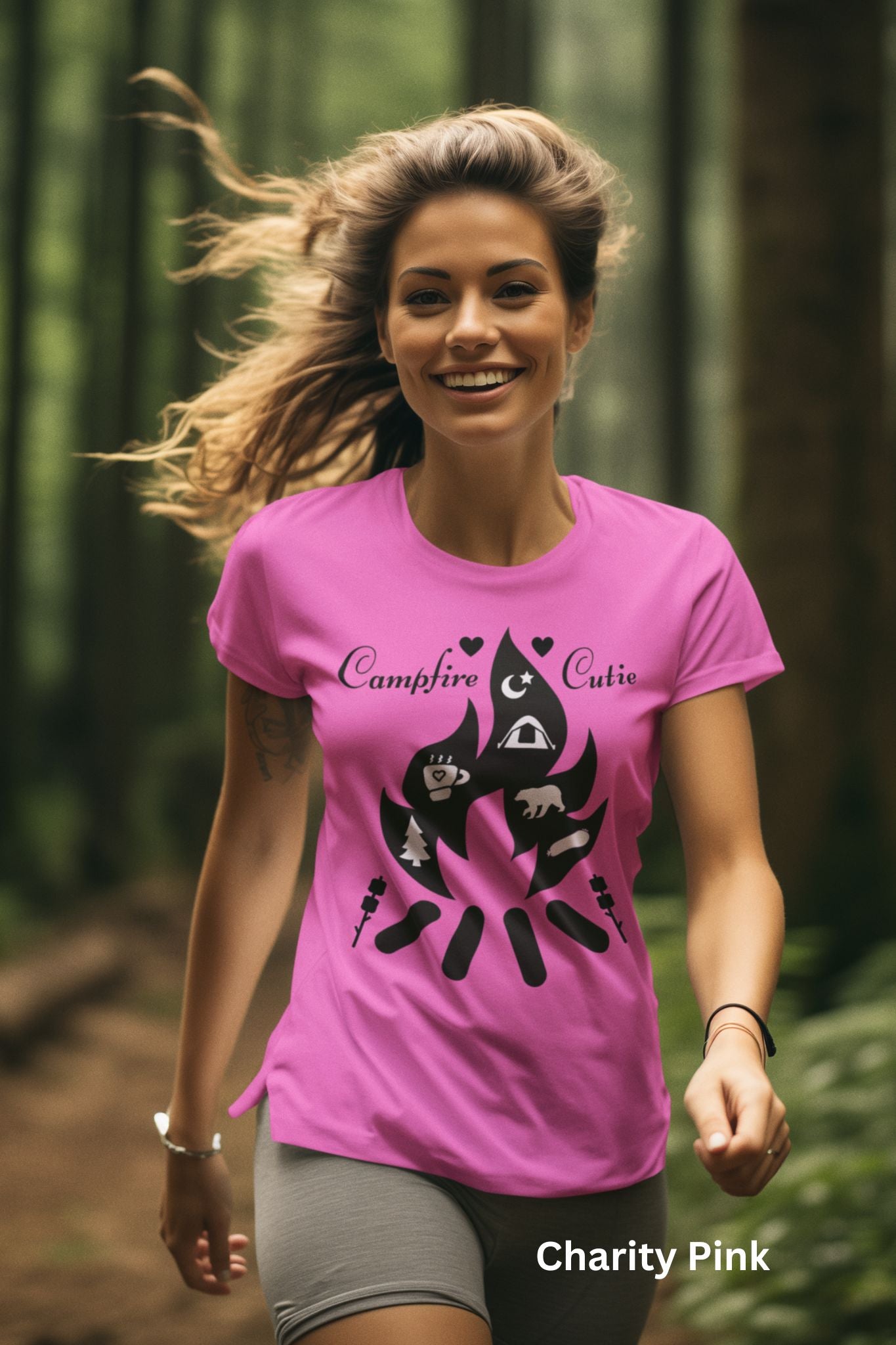 Campfire Cutie T-Shirt - Nature, Marshmallows & Camp Life Tee