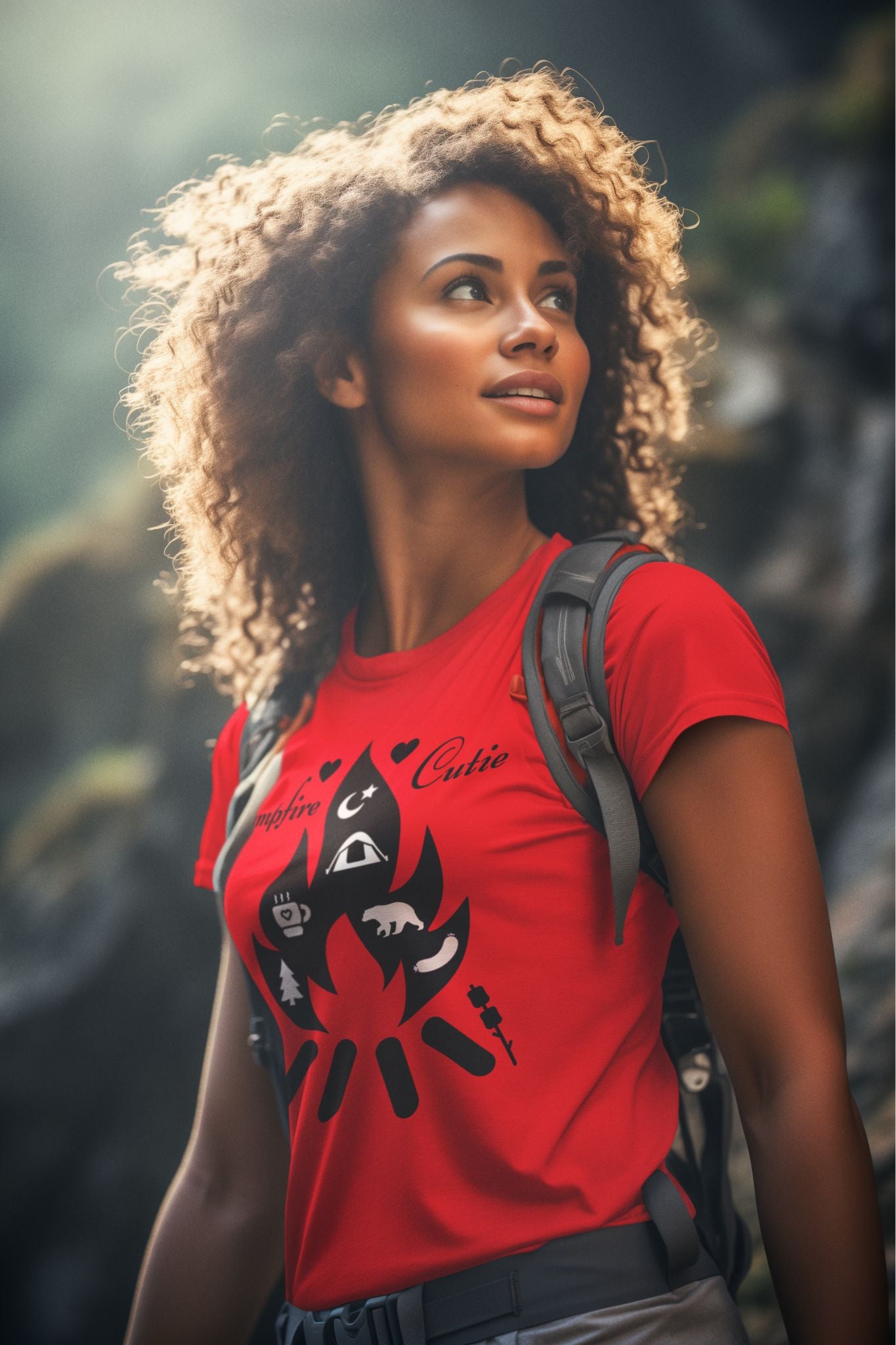 Campfire Cutie T-Shirt - Nature, Marshmallows & Camp Life Tee