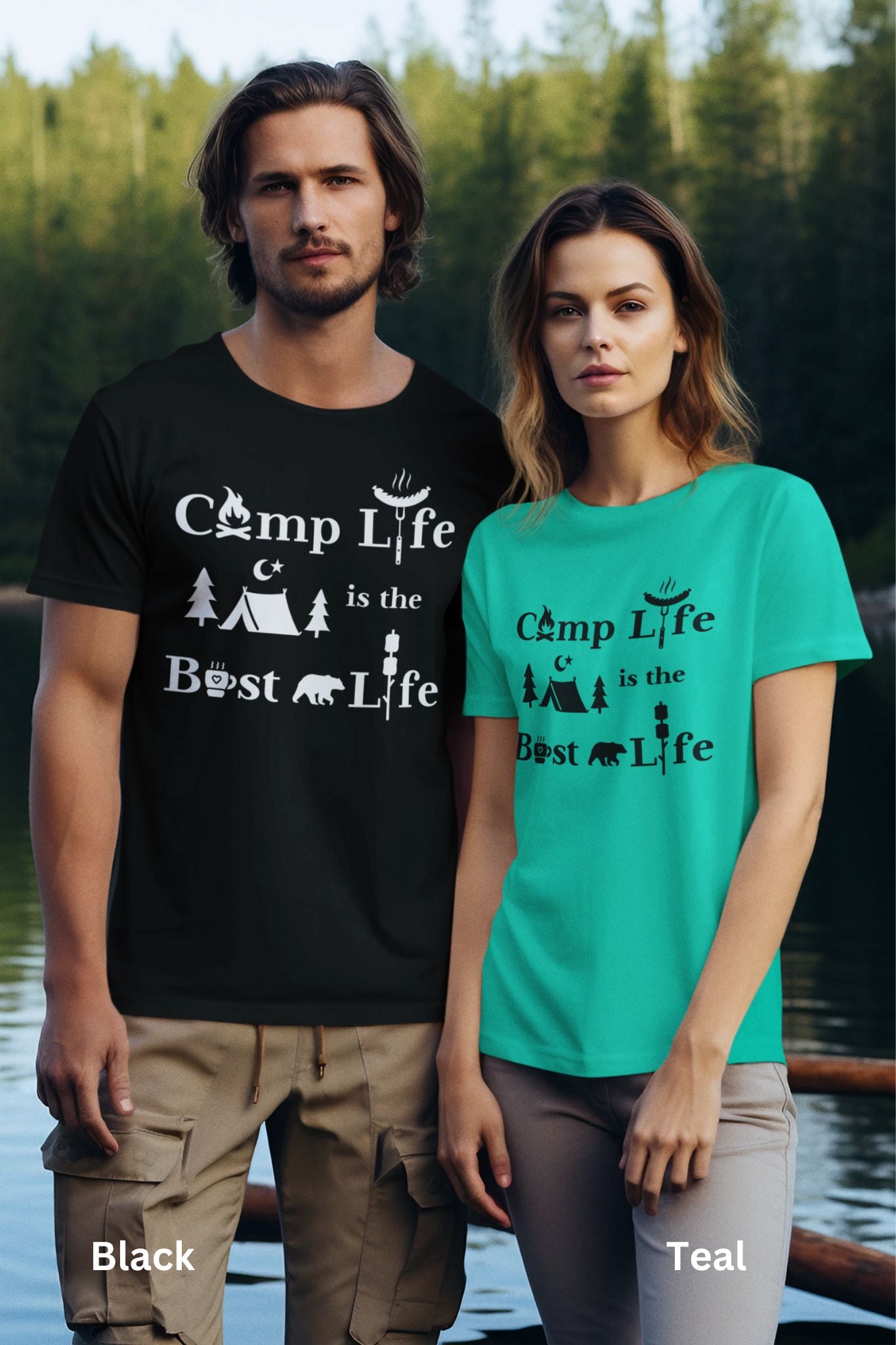 Camp Life is the Best Life - Wilderness Adventure Camping Tee