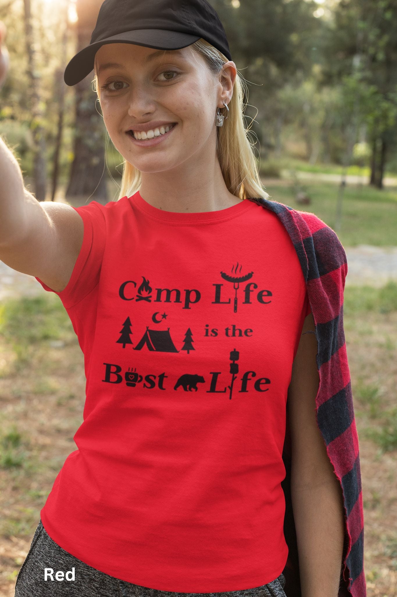 Camp Life is the Best Life - Wilderness Adventure Camping Tee
