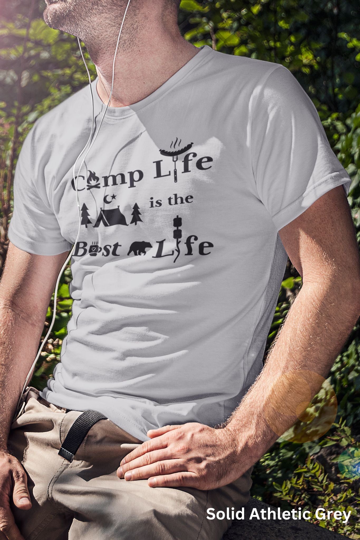 Camp Life is the Best Life - Wilderness Adventure Camping Tee
