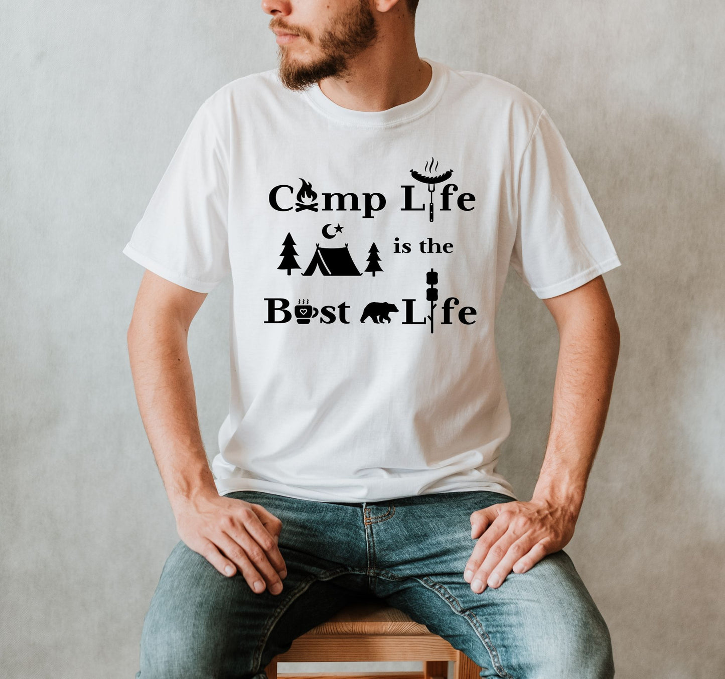 Camp Life is the Best Life - Wilderness Adventure Camping Tee