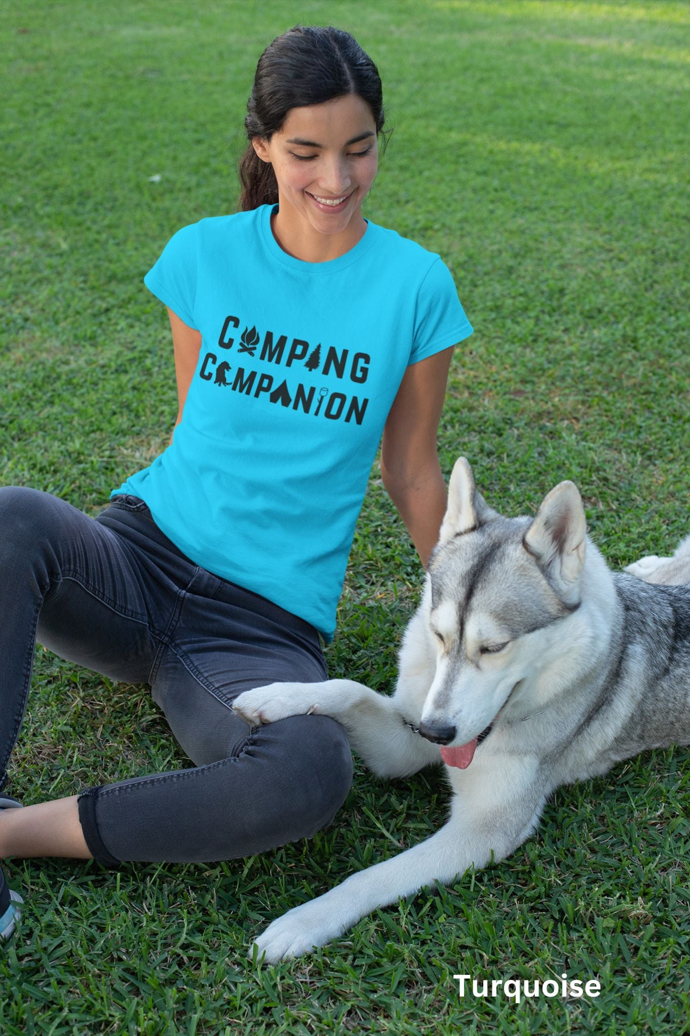 Camping Companion T-Shirt - Outdoor Adventure with Dogs