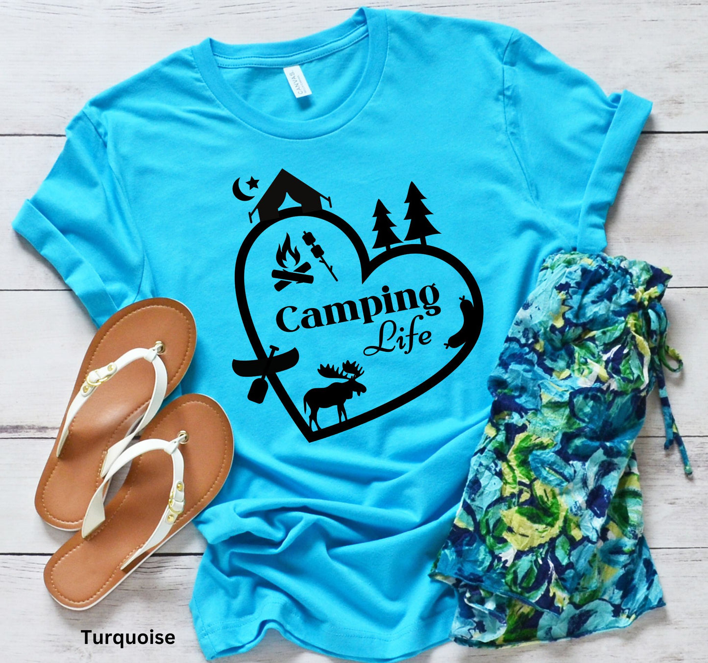 Camping Life T-Shirt - Outdoor Adventure - Nature Inspired Shirt