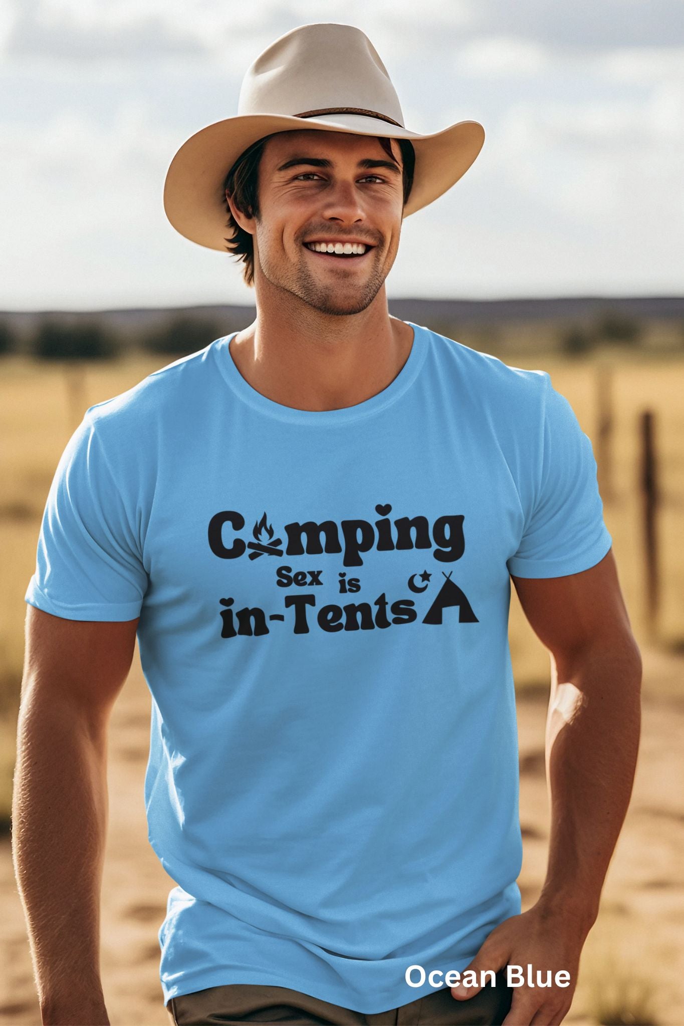 Camping Sex is in Tents T-Shirt - Funny Outdoor Camping Tee