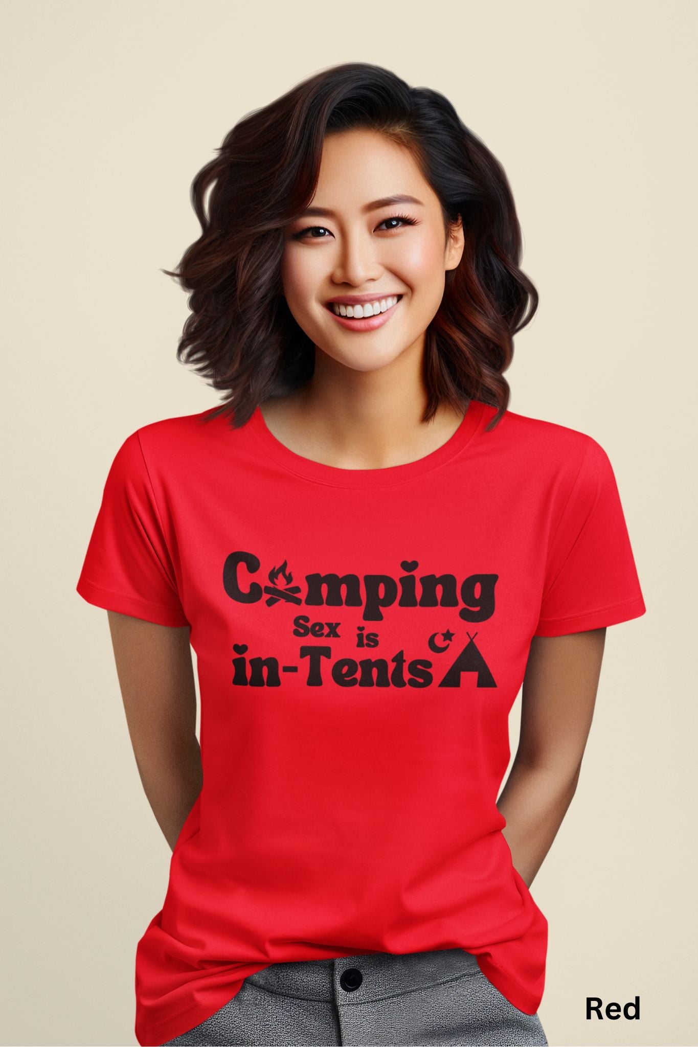 Camping Sex is in Tents T-Shirt - Funny Outdoor Camping Tee