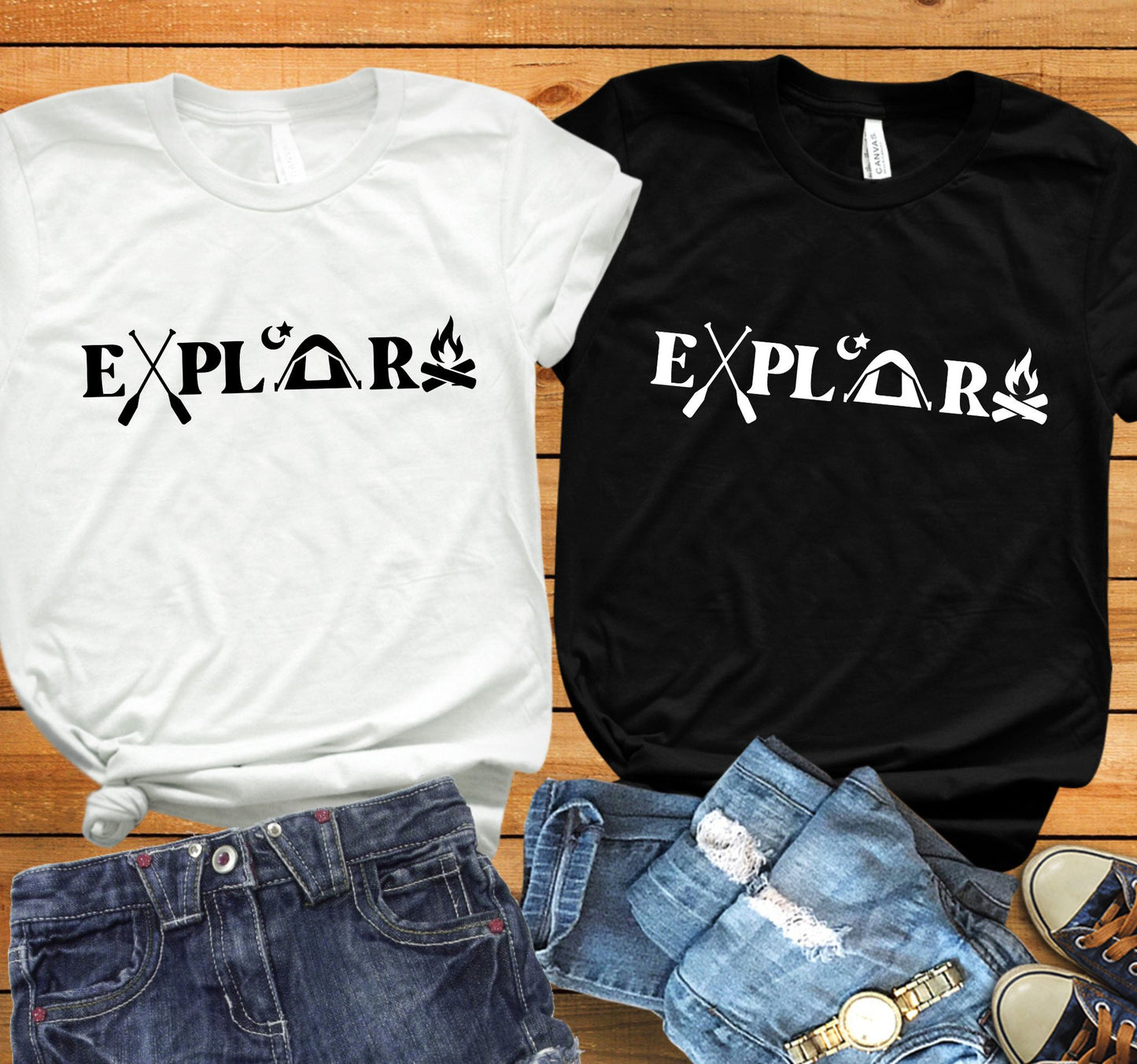 Explore T-Shirt - Hiking, Camping & Wilderness Adventure Tee
