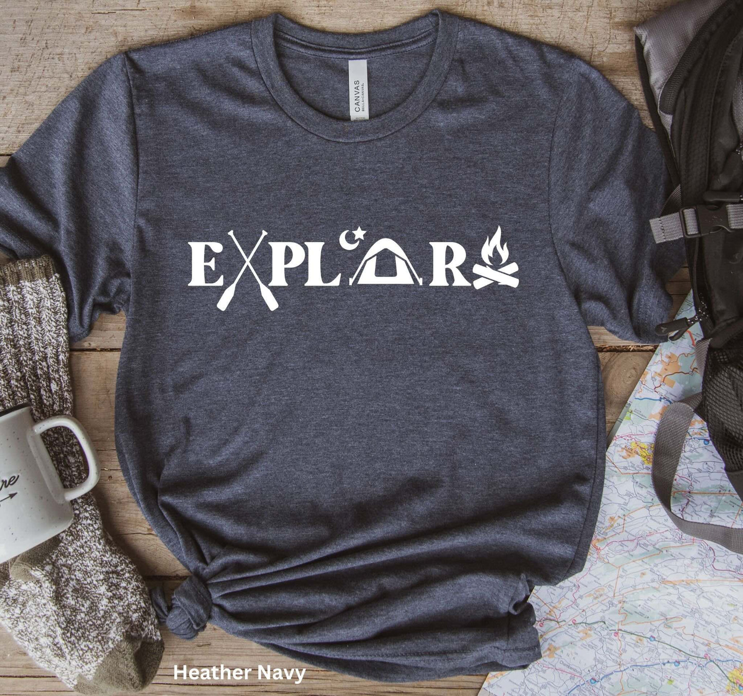 Explore T-Shirt - Hiking, Camping & Wilderness Adventure Tee