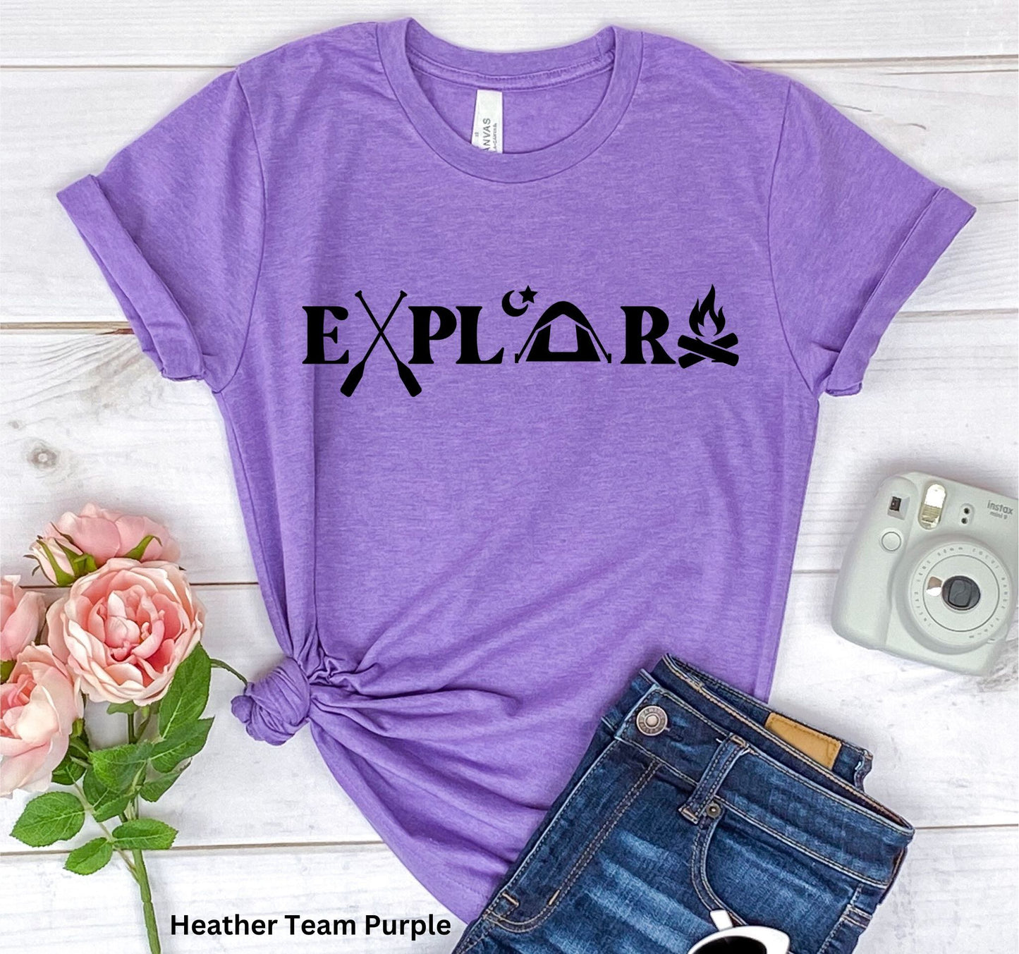 Explore T-Shirt - Hiking, Camping & Wilderness Adventure Tee