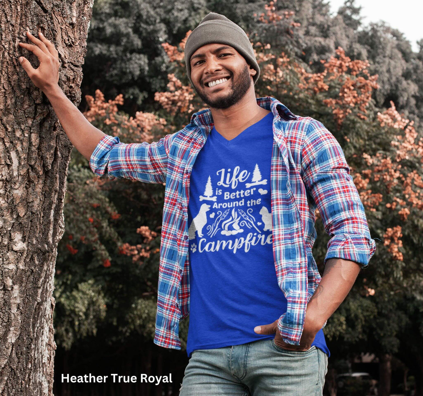 Life is Better Around the Campfire - Camping & Outdoor Adventure Tee