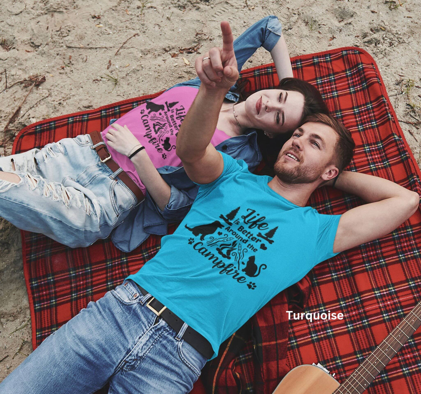 Life is Better Around the Campfire - Camping & Outdoor Adventure Tee