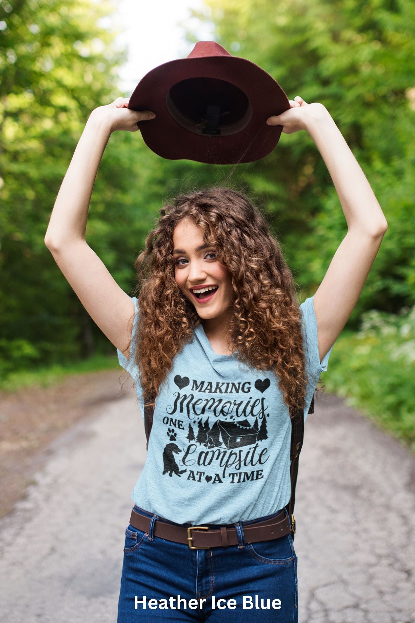 Making Memories Camping T-Shirt - Dog Lovers Outdoor Adventure Tee