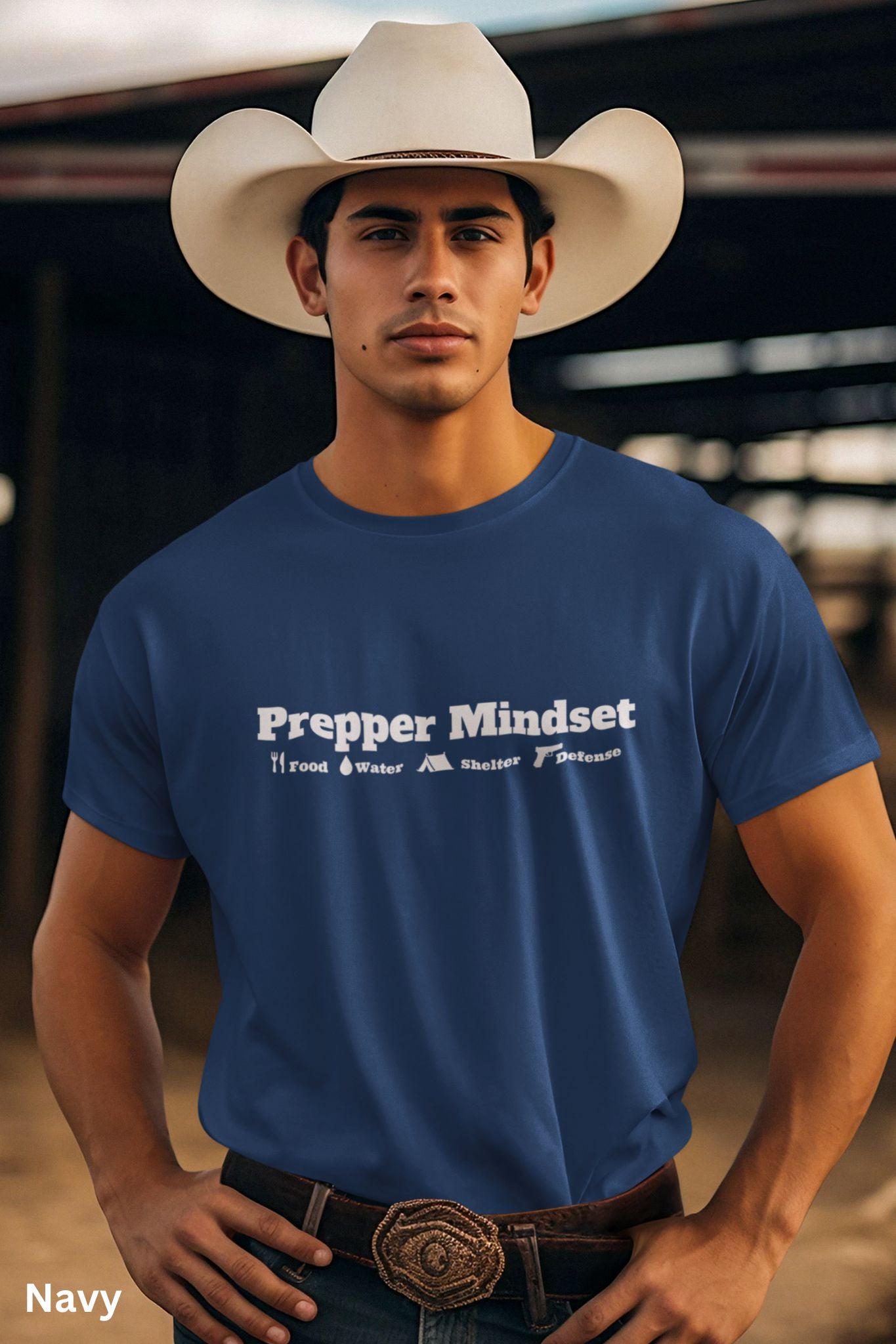 Prepper Mindset T-Shirt - Survivalist & Self-Reliance Tee