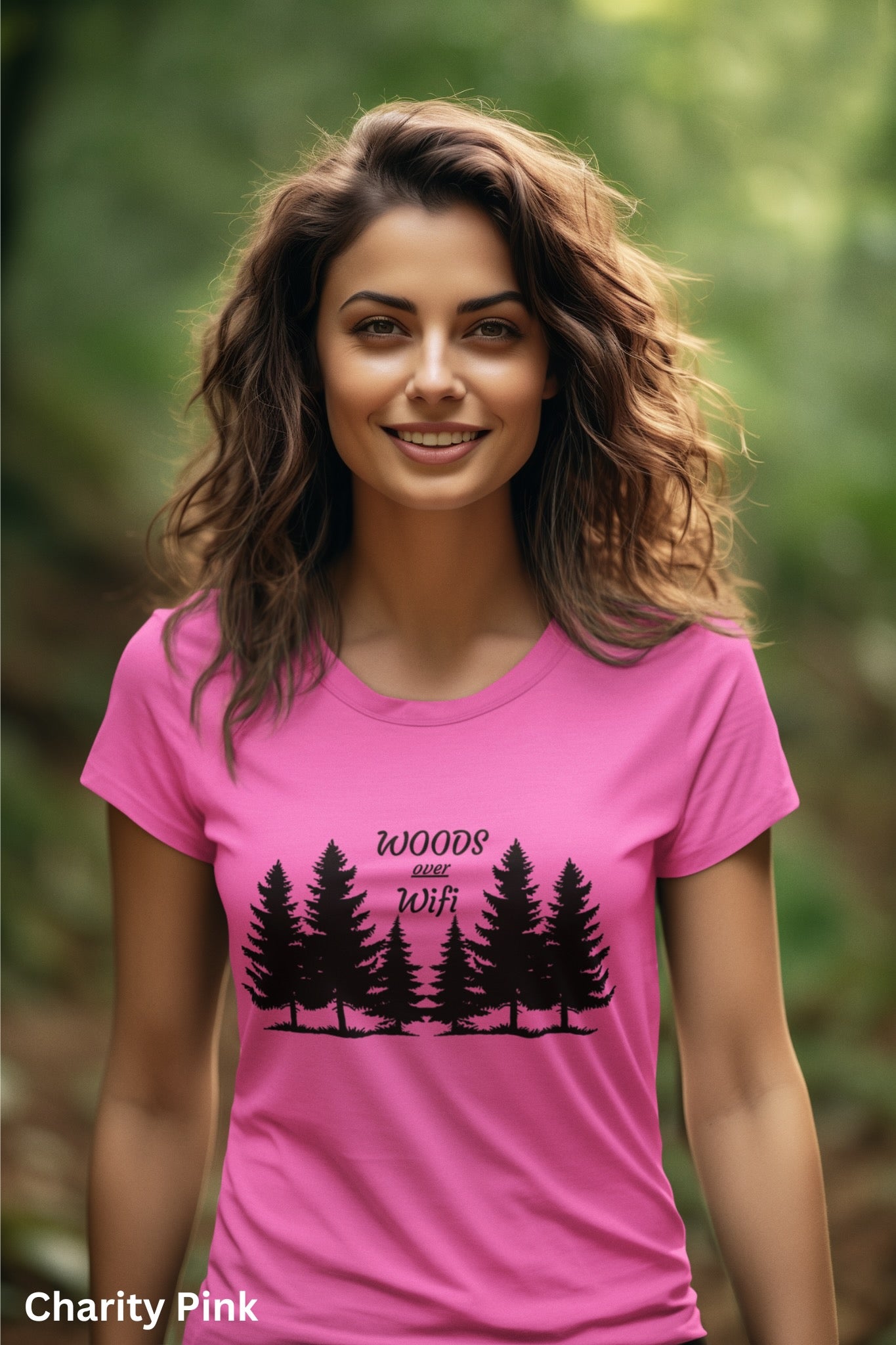 Woods over Wifi T-Shirt - Nature Lover Tee for Hikers & Campers