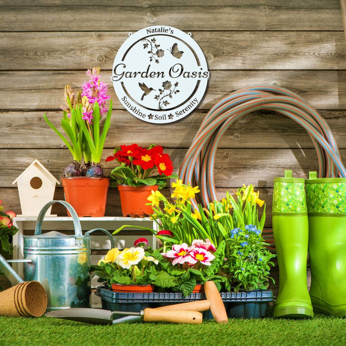 Garden Oasis - Sunshine, Soil, Serenity